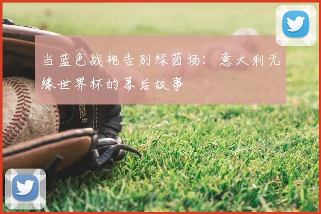 当蓝色战袍告别绿茵场:意大利无缘世界杯的幕后故事