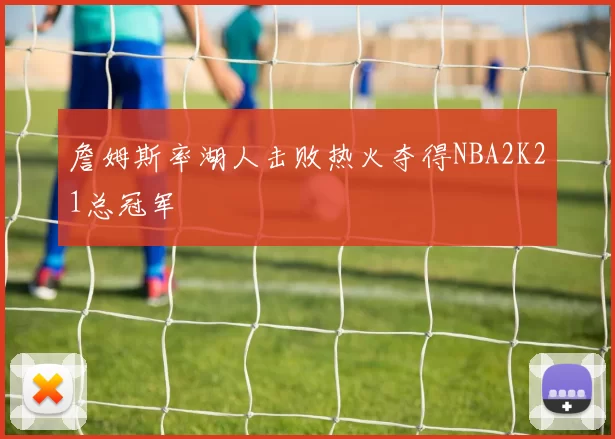 詹姆斯率湖人击败热火夺得NBA2K21总冠军