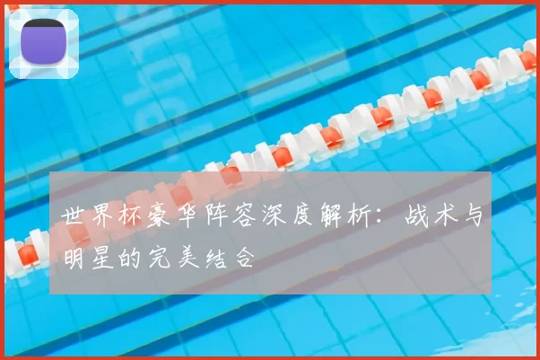 世界杯豪华阵容深度解析：战术与明星的完美结合