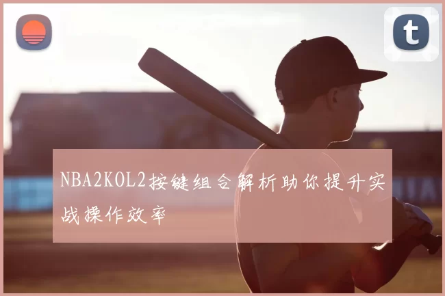 NBA2KOL2按键组合解析助你提升实战操作效率
