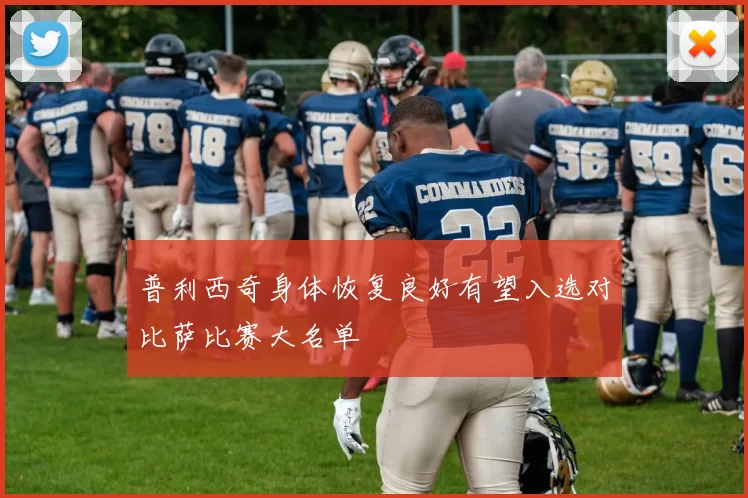 普利西奇身体恢复良好有望入选对比萨比赛大名单